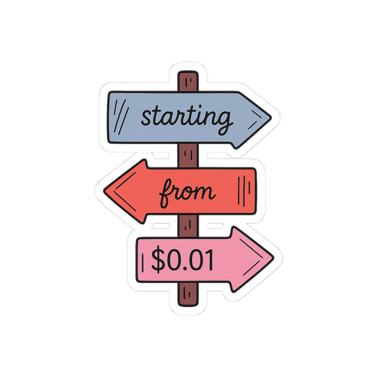 Ryan Trahan Starting From Scratch Motivational Sticker | Bold Vinyl Decal - alternate angle 1, merchandise