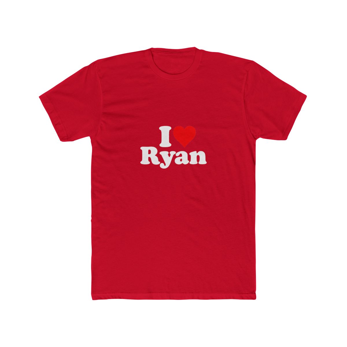 Funny I Heart Love Ryan Obsession T Shirt - alternate angle 2, merchandise