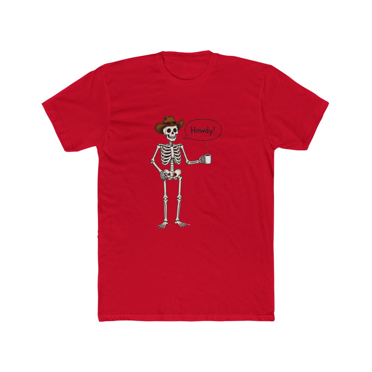 Ryan Trahan Howdy Skeleton T Shirt - YouTube Fan Gift - alternate angle 2, merchandise