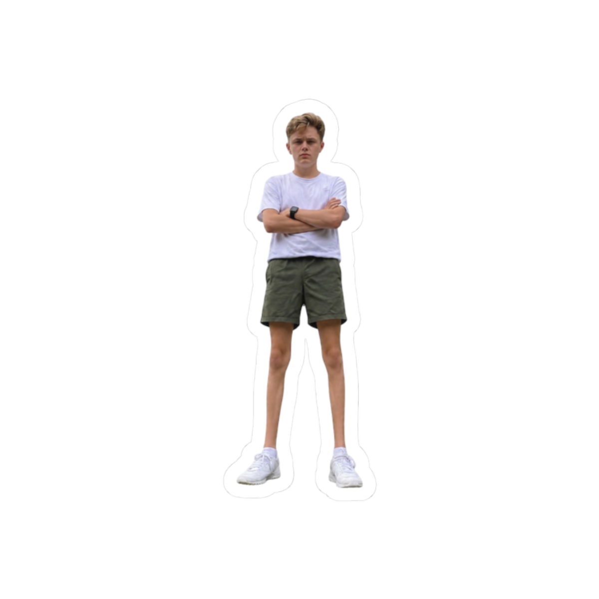 Ryan Trahan Funny Grin Sticker | Hilarious YouTube Vinyl Decal - alternate angle 3, merchandise