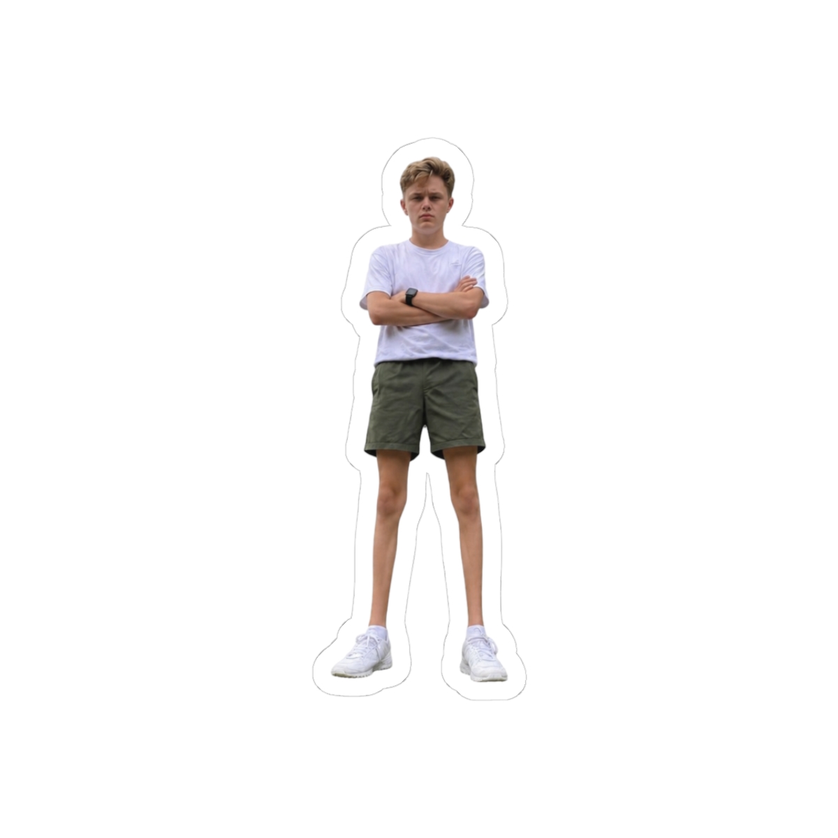 Ryan Trahan Funny Grin Sticker | Hilarious YouTube Vinyl Decal
