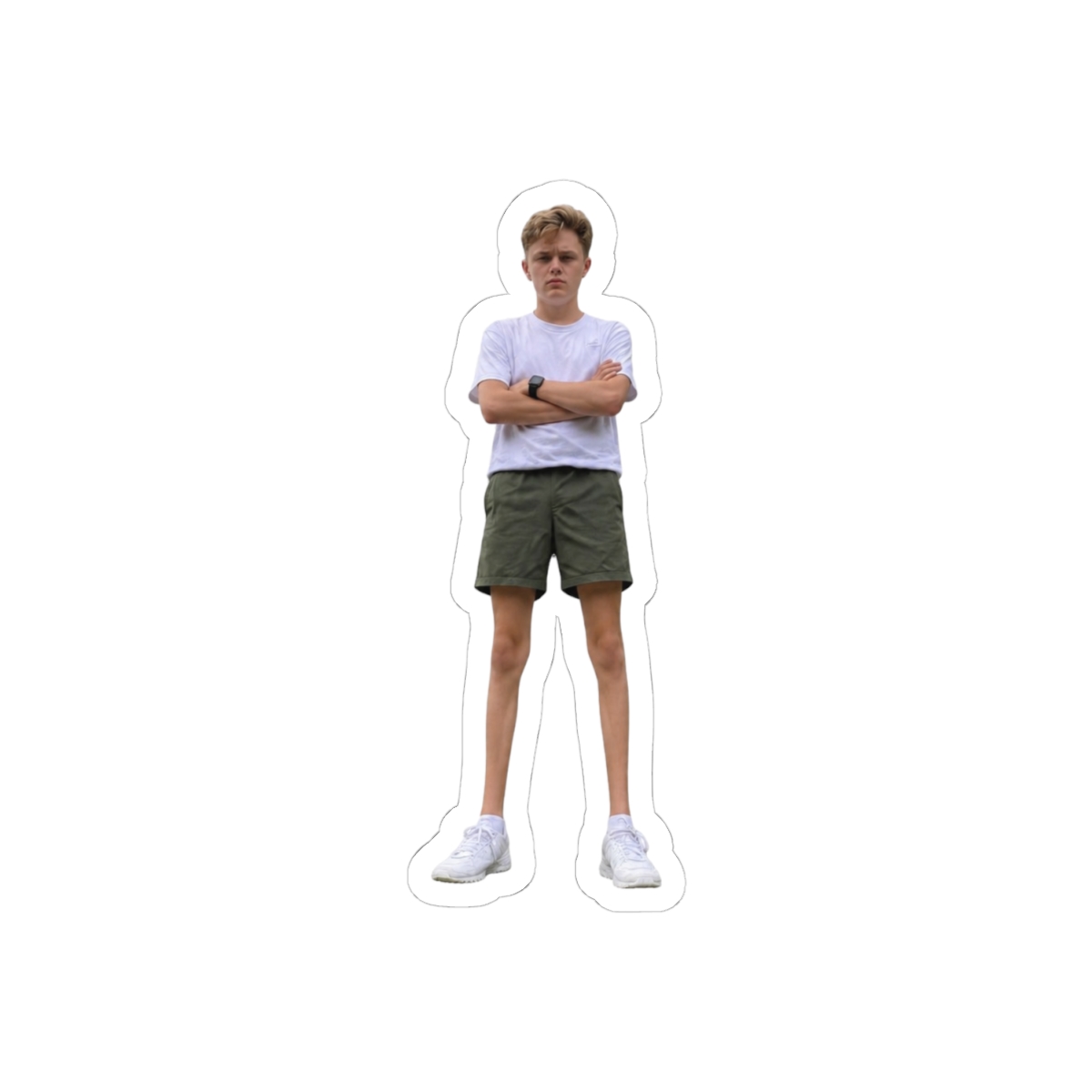 Ryan Trahan Funny Grin Sticker | Hilarious YouTube Vinyl Decal - alternate angle 1, merchandise