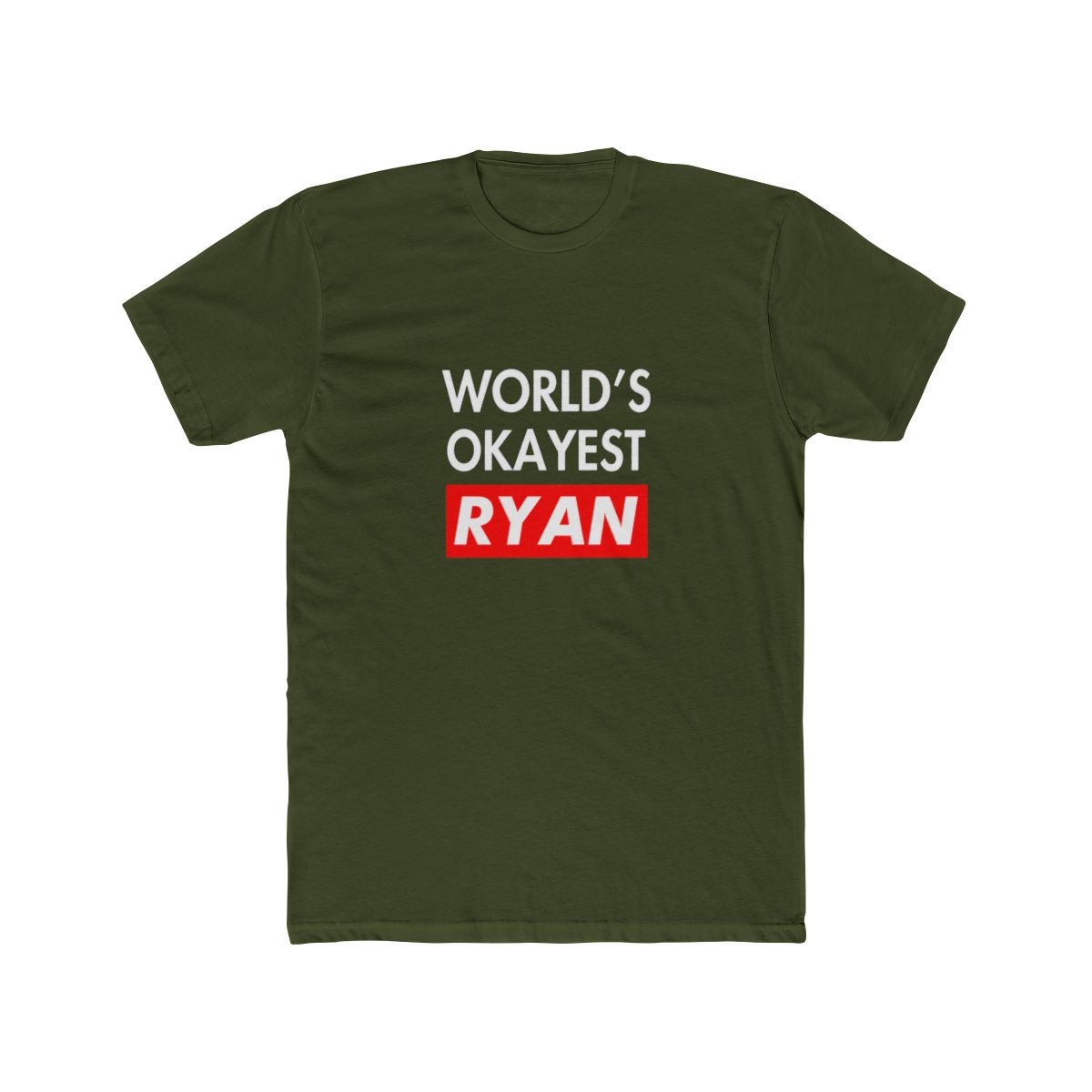 Worlds okayest Ryan T Shirt - alternate angle 4, merchandise