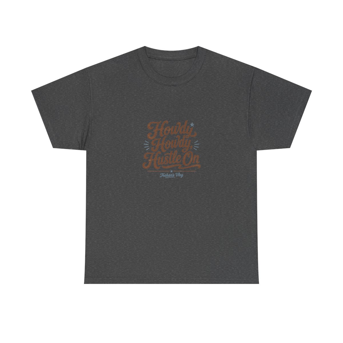 Ryan Trahan "Howdy Howdy, Hustle On" Unisex Tee - alternate angle 3, merchandise