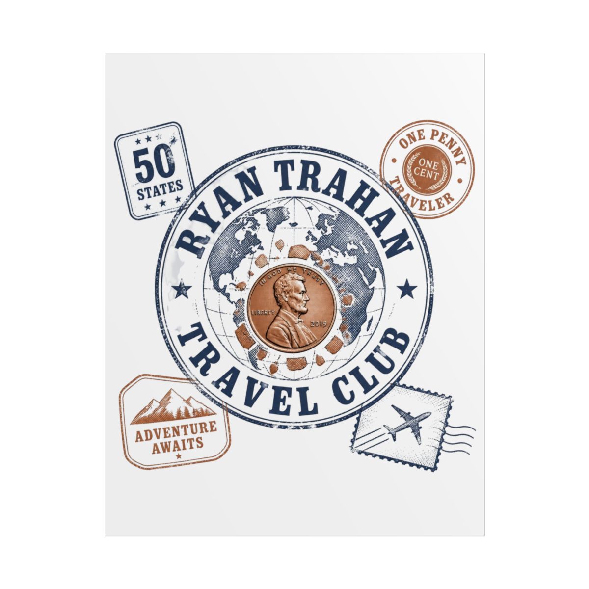 Ryan Trahan "50 States" Poster - alternate angle 1, merchandise