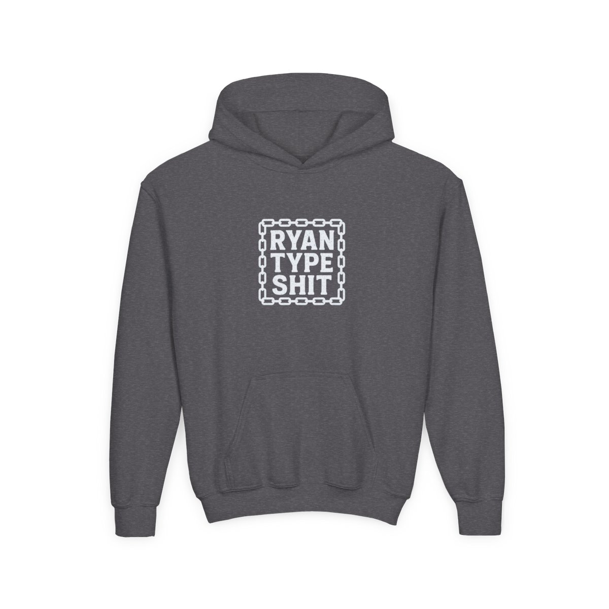 Funny Ryan Meetup Type Shit Graphic Kids Hoodie - alternate angle 4, merchandise