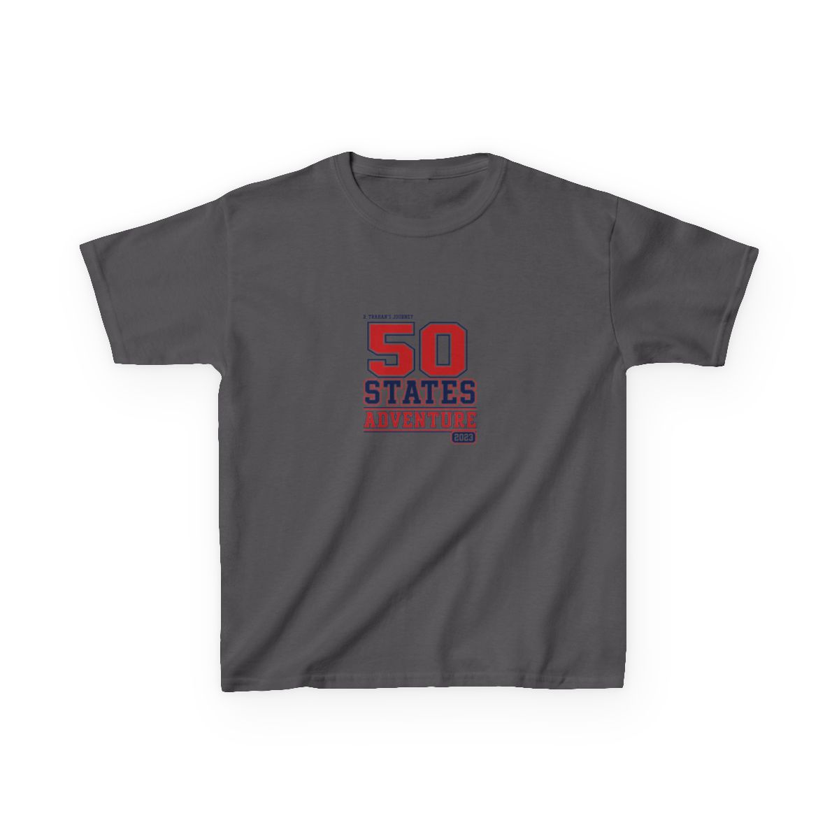 Ryan Trahan "50 States Adventure" Unisex Kids Tee - alternate angle 4, merchandise