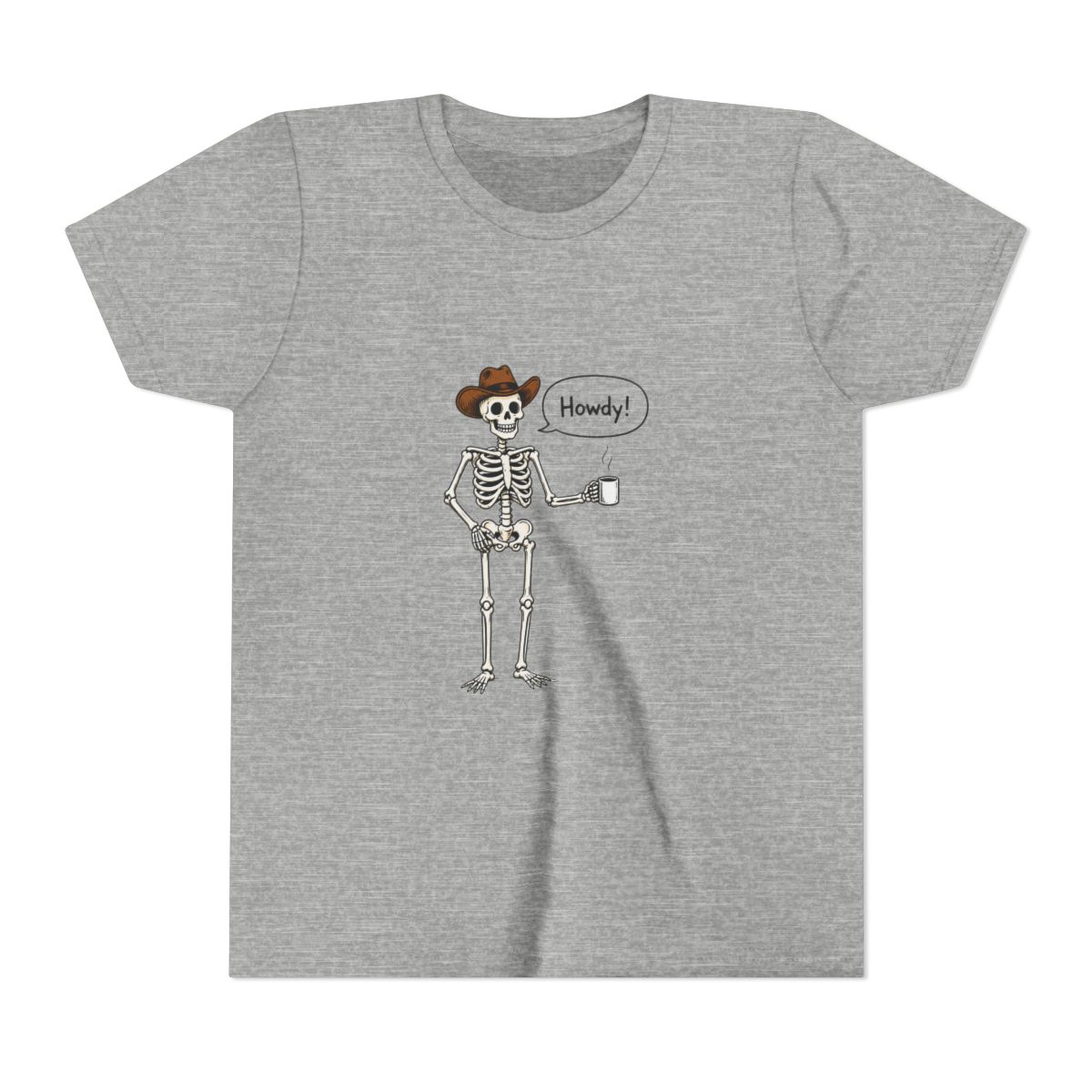 Ryan Trahan Howdy Skeleton Kids T Shirt - YouTube Fan Gift - alternate angle 3, merchandise
