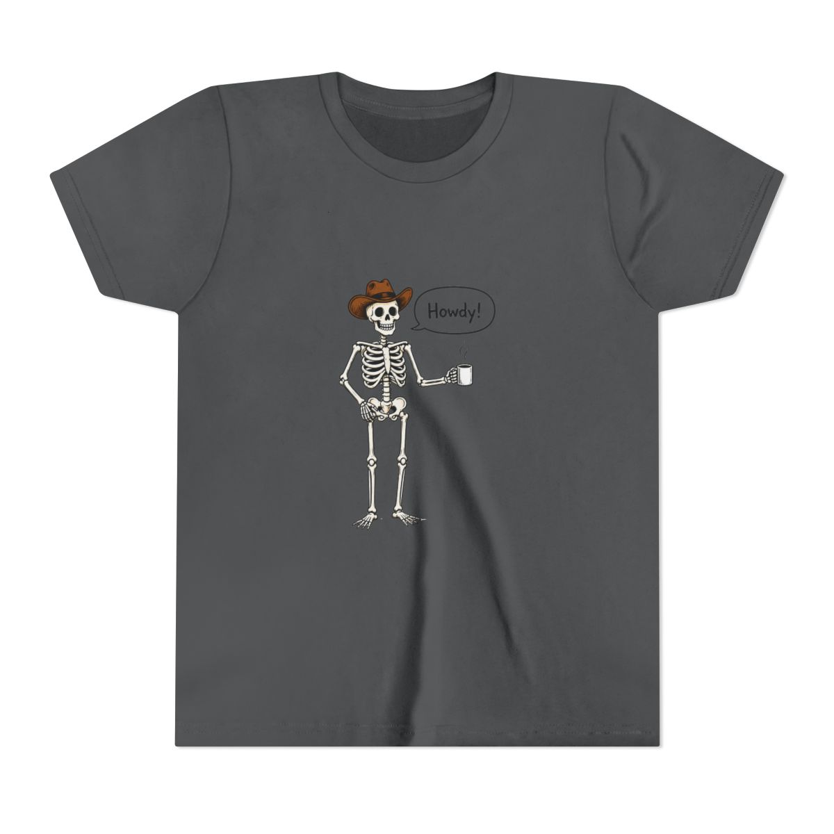 Ryan Trahan Howdy Skeleton Kids T Shirt - YouTube Fan Gift - alternate angle 5, merchandise