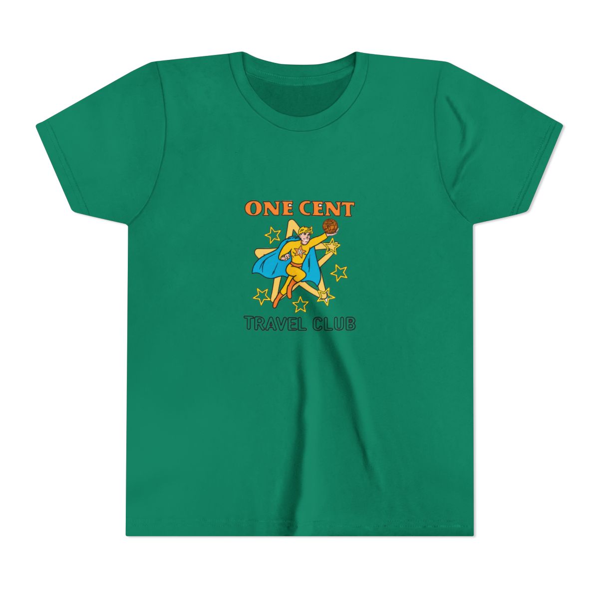 WJHYWDH Ryan Trahan Travel Club T Shirt Merch Casual Short Sleeved T Shirt Tee (Kids) - alternate angle 2, merchandise