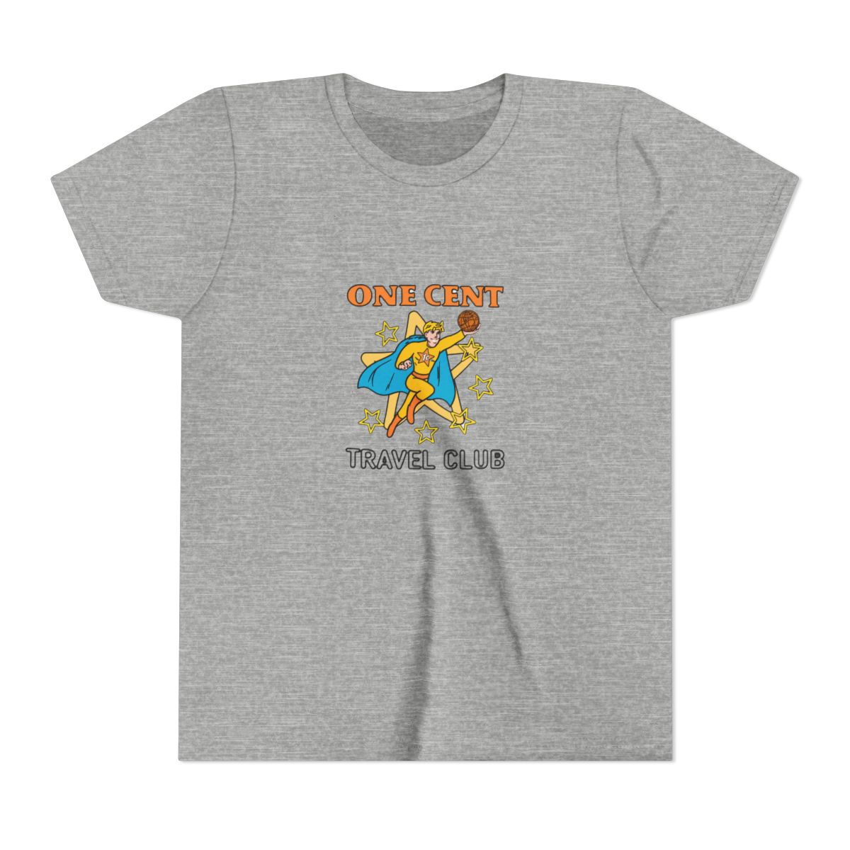 WJHYWDH Ryan Trahan Travel Club T Shirt Merch Casual Short Sleeved T Shirt Tee (Kids) - alternate angle 3, merchandise