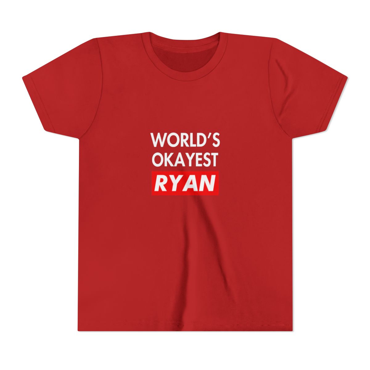 Worlds okayest Ryan Kids T Shirt
